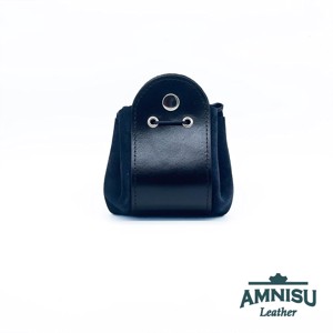 Fekete - kékes fekete bőr 2in1 szütyő és kockatálca M8031-6013 - játék & sport - szerepjáték - Meska.hu