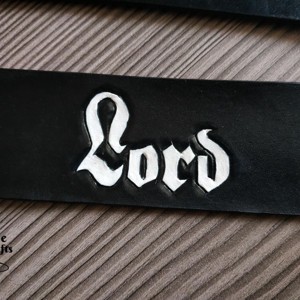 Lord feliratú karpánt - ékszer - karkötő - széles karkötő - Meska.hu