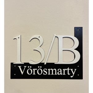 3D Nyomtatott Minimalista Házszámtábla, Otthon & Életmód, Ház & Kert, Házszám, Mindenmás, MESKA