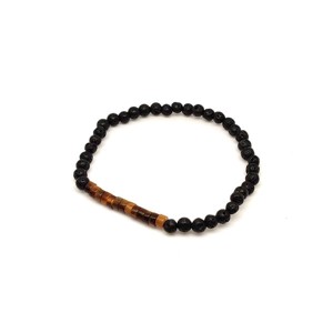 Bazalt tigrisszem golyó korong karkötő 45 mm, Ékszer, Karkötő, Ásványkarkötő, , MESKA