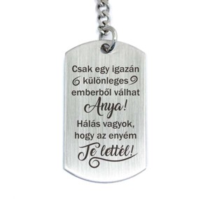 Te lettél az Anyukám acél medálos kulcstartó, Táska & Tok, Kulcstartó & Táskadísz, Kulcstartó, , MESKA