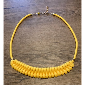 Sárga nyaklánc, Ékszer, Nyaklánc, Cameo nyaklánc, Ékszerkészítés, MESKA
