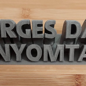 Egyedi 3dimenziós névtábla - otthon & lakás - ház & kert - névtábla - Meska.hu