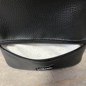 Éjfekete műbőr mini hátizsák - táska & tok - hátizsák - hátizsák - Meska.hu