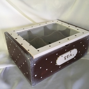 Pöttyös Teaház... - otthon & életmód - konyhafelszerelés, tálalás - Meska.hu