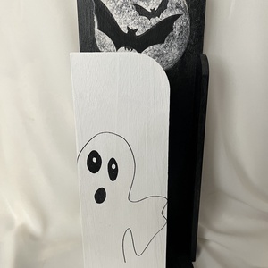 Szellemes - papírzsebkendő tartó... - Meska.hu