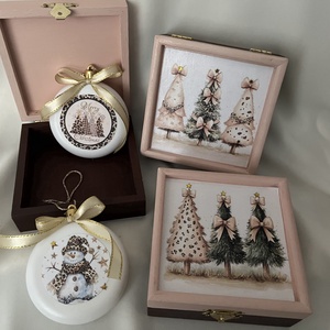 Kis Karácsonyi Dobozkák  - karácsony - karácsonyi ajándékozás - karácsonyi ajándékcsomagolás - Meska.hu