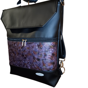 3in1 Textilbőr táska - táska & tok - variálható táska - Meska.hu