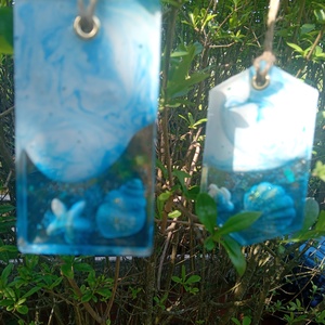 Óceán díszítőelem , Esküvő, Dekoráció, Asztaldísz, Üvegművészet, MESKA