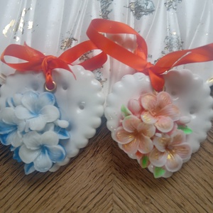 M.N Anyák napi köszönöajándék illatgyertya  virágal Cseresznyevirág  - esküvő - dekoráció - esküvői gyertya - Meska.hu