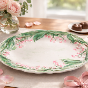 Gyöngyvirág dekorációs tál  - Meska.hu