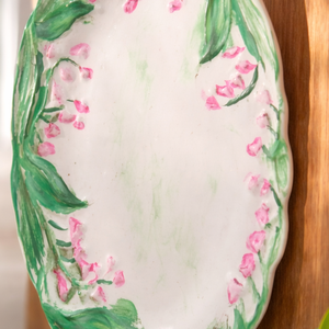 Gyöngyvirág dekorációs tál  - otthon & életmód - virágdekoráció - virágdíszek - asztali virágdísz - Meska.hu