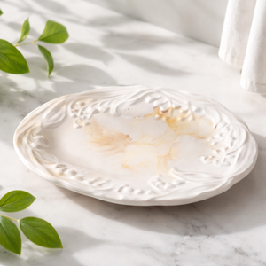 Gyöngyvirág dekorációs tál  - Meska.hu