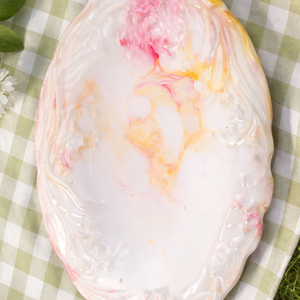 Gyöngyvirág dekorációs tál  - otthon & életmód - virágdekoráció - virágdíszek - asztali virágdísz - Meska.hu