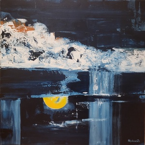 Nightscape, Művészet, Festmény, Akril, Festészet, MESKA