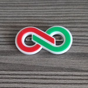 Tisza kitűző - Meska.hu