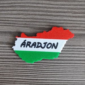 Magyarország hűtőmágnes áradjon felirattal - Meska.hu