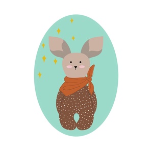 Dundi nyuszi print - otthon & lakás - dekoráció - falra akasztható dekor - Meska.hu Dundi nyuszi print - otthon & lakás - dekoráció - falra akasztható dekor - Meska.hu