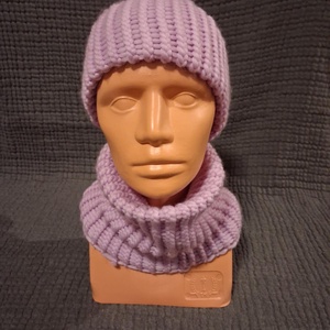 DHG Piuma Classics Twilight 100% extra finom merino gyapjú fonalból kézzel készült sapka-körsál szett , Ruha & Divat, Sál, Sapka, Kendő, Sapka & Sál szett, Kötés, MESKA