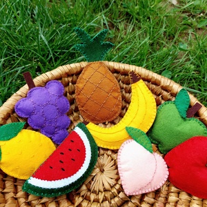 Filc gyümölcsök, Játék & Sport, Baba & babaház, Baba, Varrás, Hímzés, MESKA