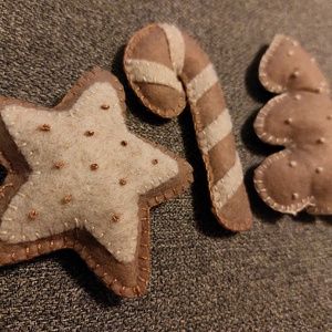 Karácsonyfadísz, Karácsony, Karácsonyi lakásdekoráció, Karácsonyfadíszek, Varrás, MESKA