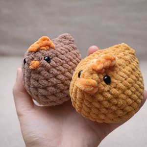 Horgolt puha csibe - játék & sport - plüssállat & játékfigura - más figura - Meska.hu