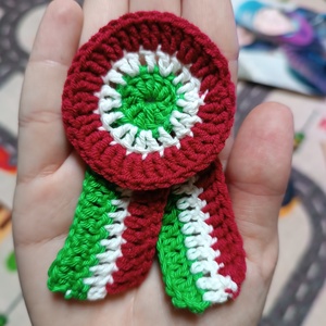 Kokárda  - esküvő - kiegészítők - kitűző - Meska.hu