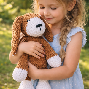 Puha nyuszi  - játék & sport - plüssállat & játékfigura - nyuszi - Meska.hu