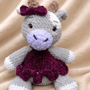 Puha Pille boci, Játék & Sport, Plüssállat & Játékfigura, Boci, tehén, Horgolás, MESKA