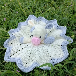 Horgolt bocis szundikendő - baba - mama - baba játékok - szundikendő, alvóka - Meska.hu