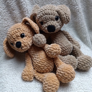 Horgolt kutyus  - játék & sport - plüssállat & játékfigura - kutya - Meska.hu