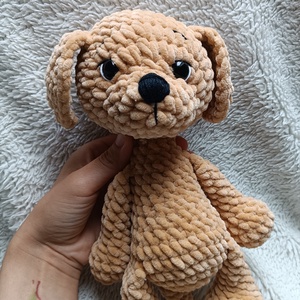 Horgolt kutyus  - játék & sport - plüssállat & játékfigura - kutya - Meska.hu