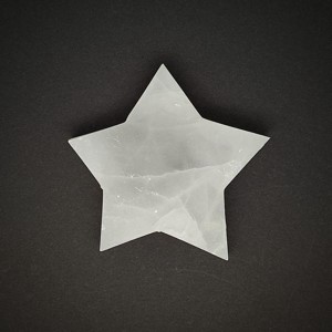 Szelenit csillag lapos 7cm, Kellékek & szerszámok, Ásvány alapanyag, Szelenit korong, , MESKA
