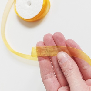 12 mm organza szalag (45 méteres tekercs) - kellékek & szerszámok - rövidáru - szalag, pánt - textilszalag - Meska.hu