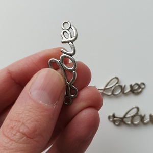 Love charm - kellékek & szerszámok - ékszerkellék - charmok - Meska.hu