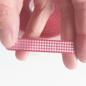 Kockás szalag 1 cm széles - kellékek & szerszámok - rövidáru - szalag, pánt - textilszalag - Meska.hu