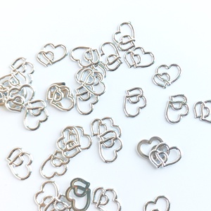 Szív mini dupla charm - Meska.hu