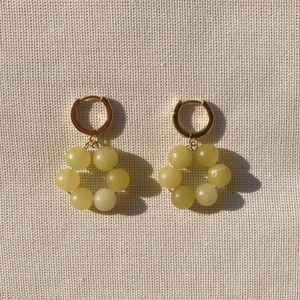 Little Lime fülbevaló - ékszer - fülbevaló - lógó fülbevaló - Meska.hu