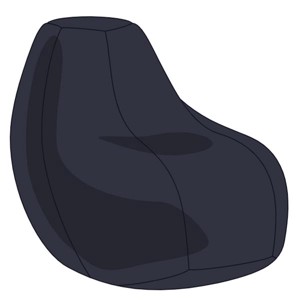 Navy Tini Babzsákfotel Huzat, , , MESKA