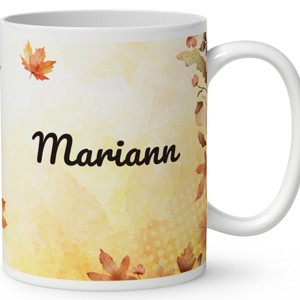 Névvel kérhető - Cuki őszi táncoló kismadár mintás bögre - otthon & életmód - konyhafelszerelés, tálalás - tálalás - bögre & csésze - Meska.hu