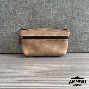 Koptatott barna kettő cipzáras kulcstartó B9010, Táska & Tok, Kulcstartó & Táskadísz, Kulcstartó, , MESKA