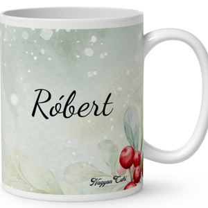 Névvel kérhető - Cuki karácsonyi kacsa sütivel mintás bögre - otthon & életmód - konyhafelszerelés, tálalás - tálalás - bögre & csésze - Meska.hu