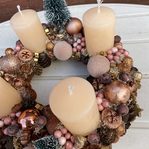 Adventi koszorú - karácsony - adventi díszek - adventi koszorú - Meska.hu
