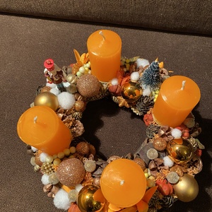 Adventi koszorú - karácsony - adventi díszek - adventi koszorú - Meska.hu