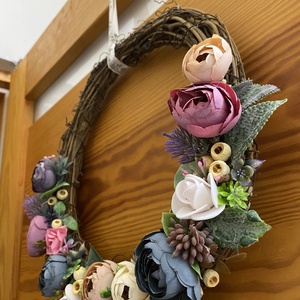 Tavaszi ajtódísz - otthon & életmód - dekoráció - ajtó- és ablak dekoráció - ajtódísz & kopogtató - Meska.hu