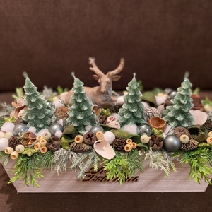 Szarvasos asztaldísz - karácsony - adventi díszek - adventi asztaldísz - Meska.hu Szarvasos asztaldísz - karácsony - adventi díszek - adventi asztaldísz - Meska.hu