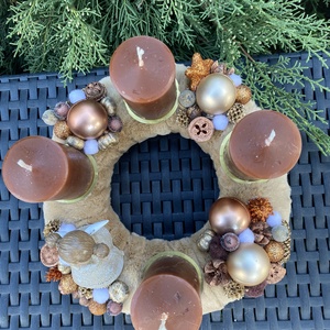 Angyalkás barna adventi koszorú - karácsony - adventi díszek - adventi koszorú - Meska.hu Angyalkás barna adventi koszorú - karácsony - adventi díszek - adventi koszorú - Meska.hu