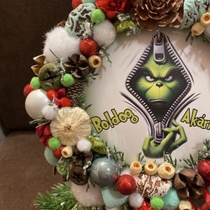 Grincses adventi ajtódísz - karácsony - adventi díszek - adventi ajtódísz - Meska.hu Grincses adventi ajtódísz - karácsony - adventi díszek - adventi ajtódísz - Meska.hu