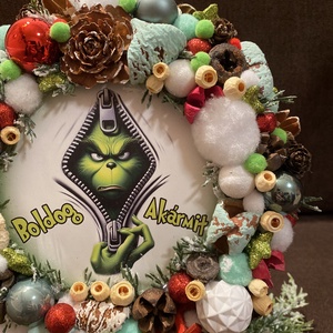 Grincses adventi ajtódísz - karácsony - adventi díszek - adventi ajtódísz - Meska.hu Grincses adventi ajtódísz - karácsony - adventi díszek - adventi ajtódísz - Meska.hu