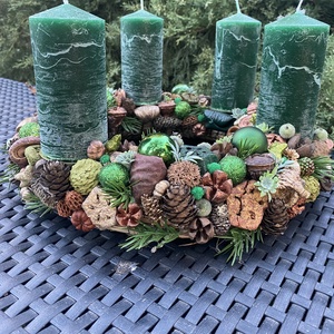 Adventi koszorú - karácsony - adventi díszek - adventi koszorú - Meska.hu